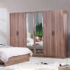 Arizona 6-Door Wardrobe with 2 Mirrors