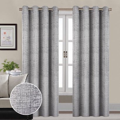 Martha Jacquard Blackout Curtain Pair - 140x300 cm