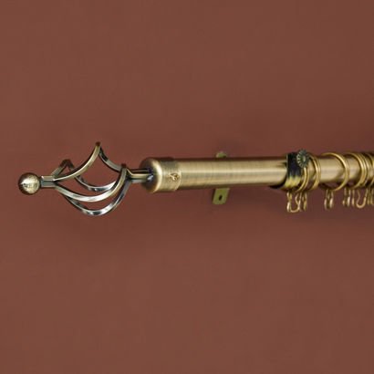 Emily Adjustable Curtain Rod - 120-210 cm