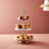 Blanca Marble 3-Tier Cake Stand