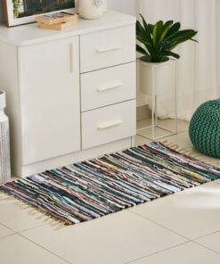 Axis Recycled Cotton Dhurrie - 65x110 cm