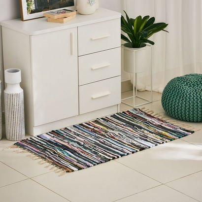 Axis Recycled Cotton Dhurrie - 65x110 cm