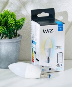 WiZ Wi-Fi Tunable White Smart LED Bulb - 40W C37 E...