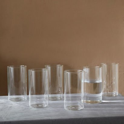 Borosil 6-Piece Classic High Ball Glass Set - 475 ...