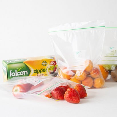 Falcon 40-Piece Zipper Bags Set - 30x27 cm