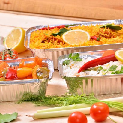 Falcon 10-Piece Aluminium Container with Lid Set