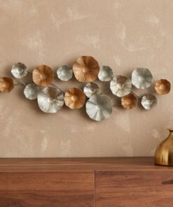 Percy Round Cluster Metal Wall Art - 27x5x75 cm
