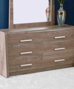 Curvy 6-Drawer Master Dresser without Mirror