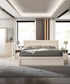 Valencia 5-Piece King Bedroom Set - 180x200 cm