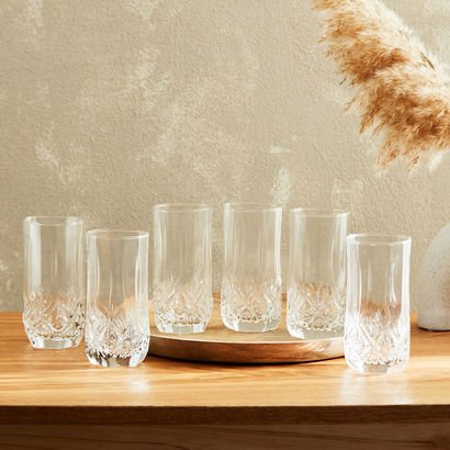 Luminarc Brighton 6-Piece Highball Tumbler Set - 3...