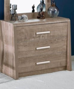 Curvy 3-Drawer Young Dresser without Mirror