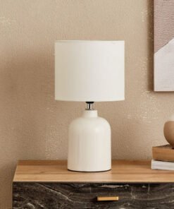 Clarc Ceramic Table Lamp - 18x18x32 cm