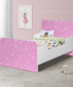 Vanilla Butterfly Toddler Bed - 70x130 cm