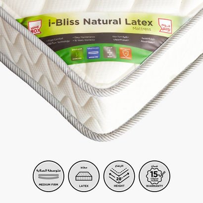 SleepLuxe iBliss Natural Latex Medium Firm Pocket ...