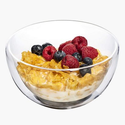 Zen Double Wall Glass Salad Bowl - 750 ml