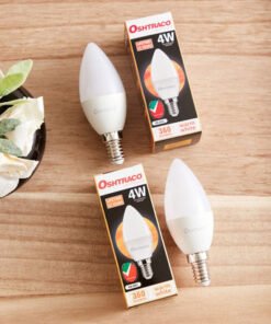 Oshtraco 2-Piece LED Candle Bulb Set - 4W E14 360 ...