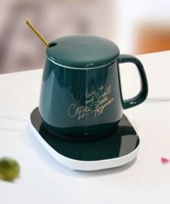 Fissman Ceramic Mug and Warmer Gift Set - 29x18x11...