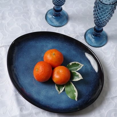 Fissman Ceramic Plate - 28x24x2.5 cm