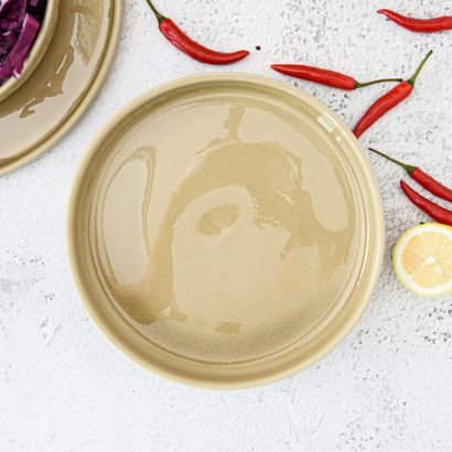 Fissman Ceramic Plate - 22x22x3.6 cm