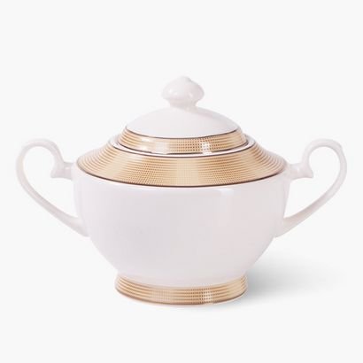 Fissman Porcelain Sugar Bowl - 18x11.5x12 cm