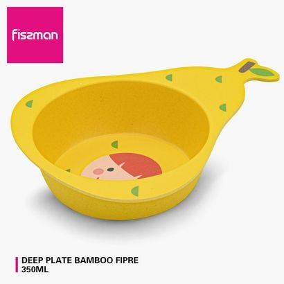 Fissman Bamboo Deep Plate - 350 ml