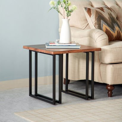 Vendra Montana Live Edge Solid Wood End Table
