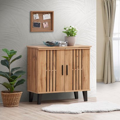 Porto 9-Pair Shoe Cabinet with 2 Doors