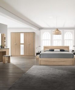 Crescent 6-Piece King Bedroom Set - 180x200 cm