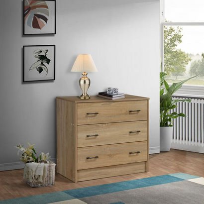 Oasis 3-Drawer Dresser without Mirror