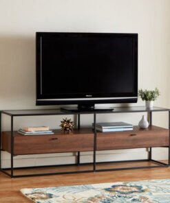Ruby 1.6 Metre Glass Top TV Unit for TVs up to 70 ...