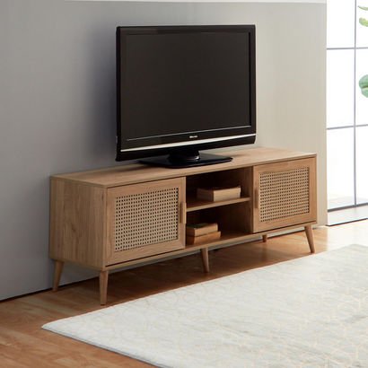 Nordic Rattan 1.6 Metre TV unit for TVs up to 70 i...