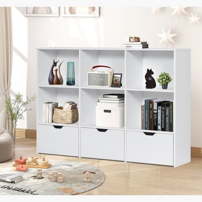 Vanilla Cody Storage Cabinet with 3-Drawers