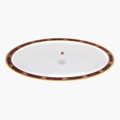 Large Oval Serving Platter - 36x33x4 cm