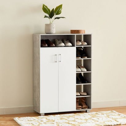 Patara Derby 21-Pair Shoe Cabinet with 2 Doors