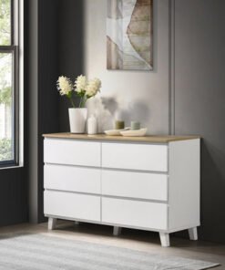 Kulltorp Plus 6-Drawer Double Dresser with Legs an...