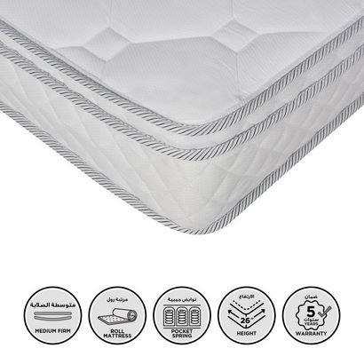 SleepNest iDona HR Foam Antibacterial 3-Zone Pocke...