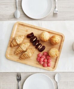 Bamboo Rectangular Large Tray - 34 cm