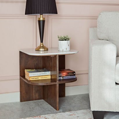 Alida Marble Top Side Table