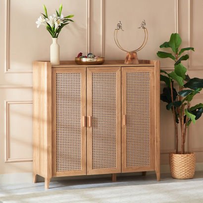 Java 26-Pair Shoe Cabinet with 3 Doors