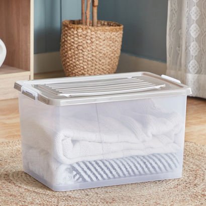Juana Multipurpose Storage Box with Wheels and Loc...