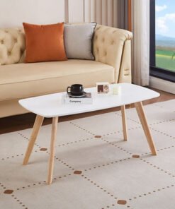 Toto Coffee Table with Solid Wood Legs