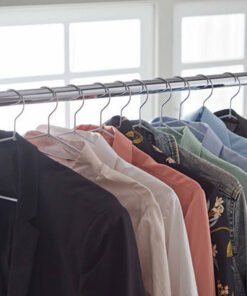 Vega Coated Non-Slip Metal Hanger - Set of 10