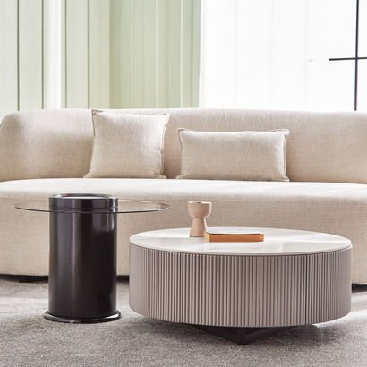 Acra 2-Piece Sintered Stone Coffee Table Set