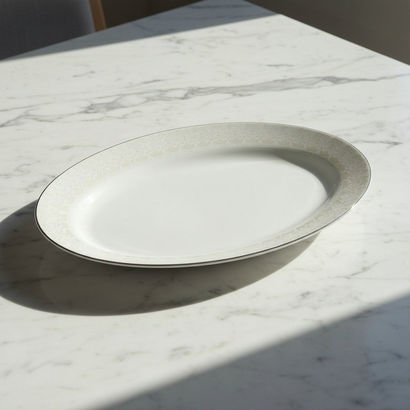 Sandra New Bone China Oval Platter - 36 cm