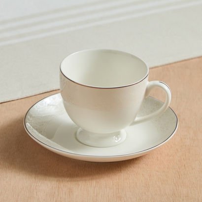 Sandra New Bone China Tea Cup and Saucer - 230 ml