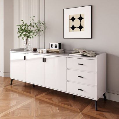 Marwell 2 Metre 3-Door Sintered Stone Top Large Si...