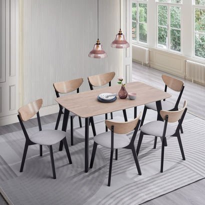 Cameroon 6-Seater Dining Set