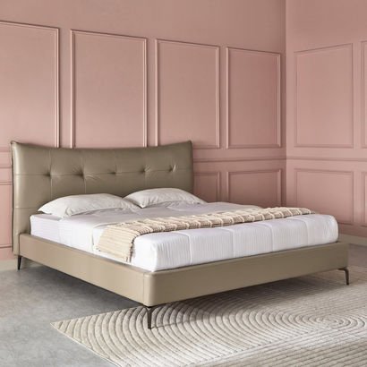 Marwell Midland Upholstered King Bed - 180x200 cm