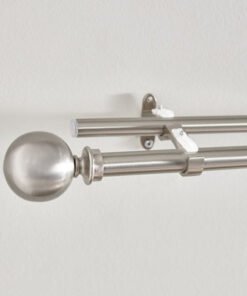 Ball 19mm Double Curtain Rod and Finial - 157-457 ...