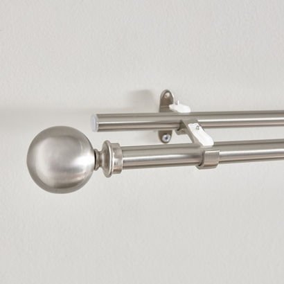 Ball 19mm Double Curtain Rod and Finial - 157-457 ...